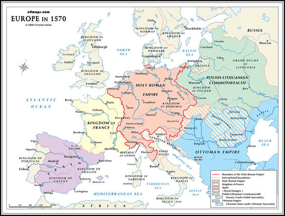 Historical Maps of Europe - Edmaps.com